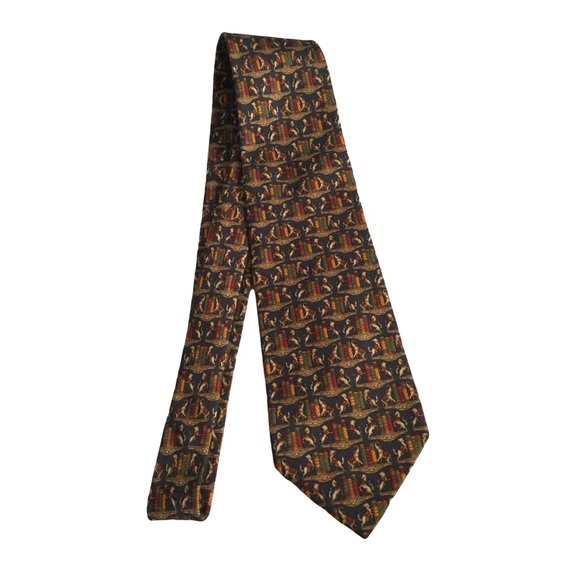 Salvatore Ferragamo Silk Tie NWOT - Picture 4 of 9